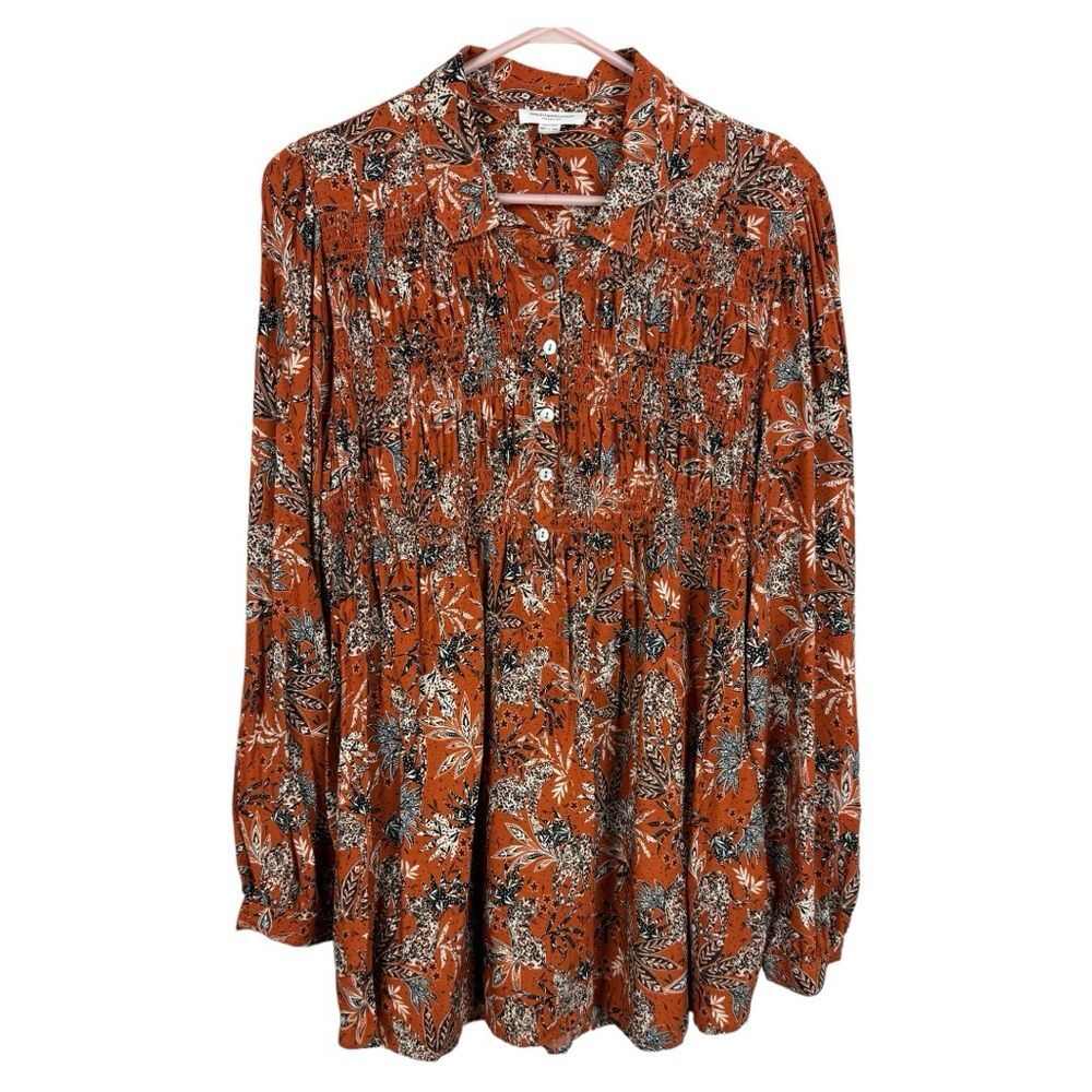 Beach Lunch Lounge Lindsay Printed Blouse XL